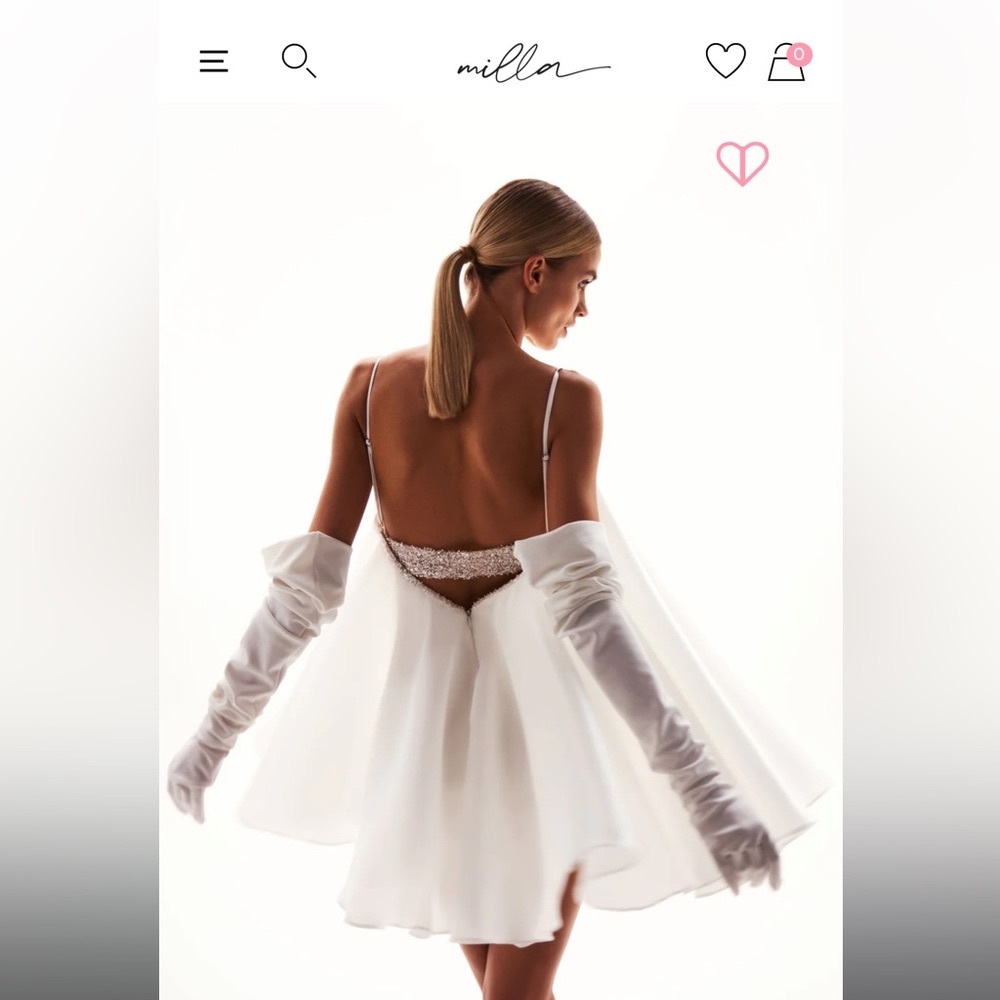 Brand New Milla, Milla Nova Bridal mini dress